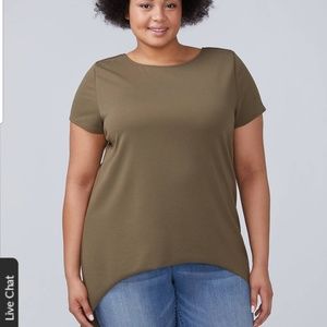 NWOT Lane Bryant Extreme Hi-Lo Top